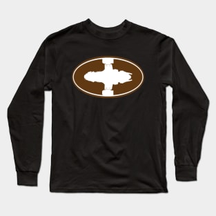 Brown Serenity Long Sleeve T-Shirt